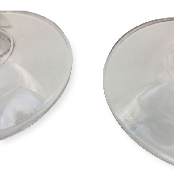 2 New Miller Roganska Lead Crystal Water Goblets Alfresco Blue Hand Blown MINT - Picture 9 of 11